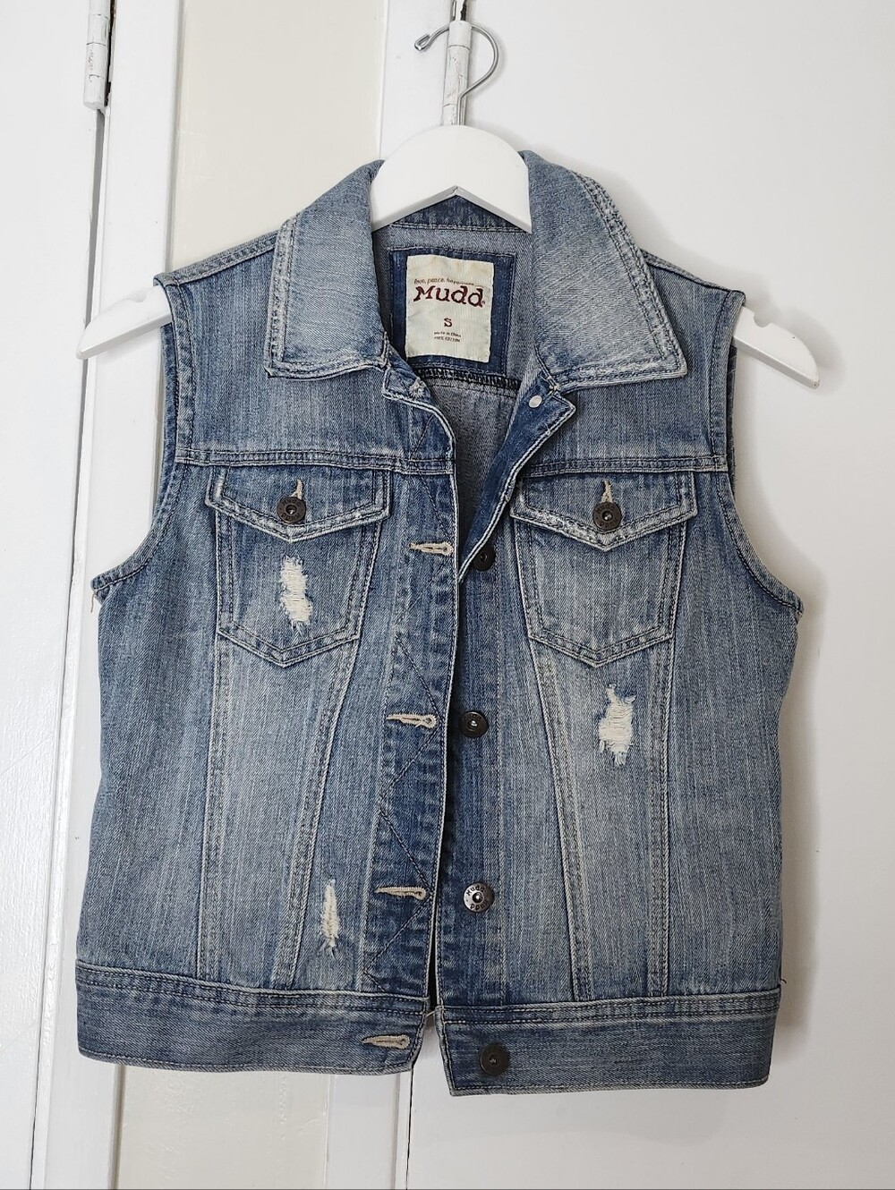 Mudd Denim Jean Vest